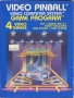 Atari  2600&nbsp; - &nbsp;Video Pinball (1980) (Atari)